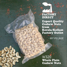 Load image into Gallery viewer, Cashew Nuts, (Whole Plain Kaju W320), 400gm