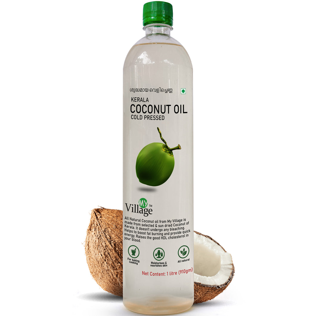 Coconut Oil | Cold Pressed | Wood pressed (1 Litre)