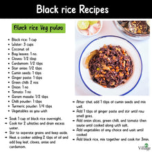 Load image into Gallery viewer, Black Rice (Organically Grown | Unprocessed  | Unpolished), 850g
