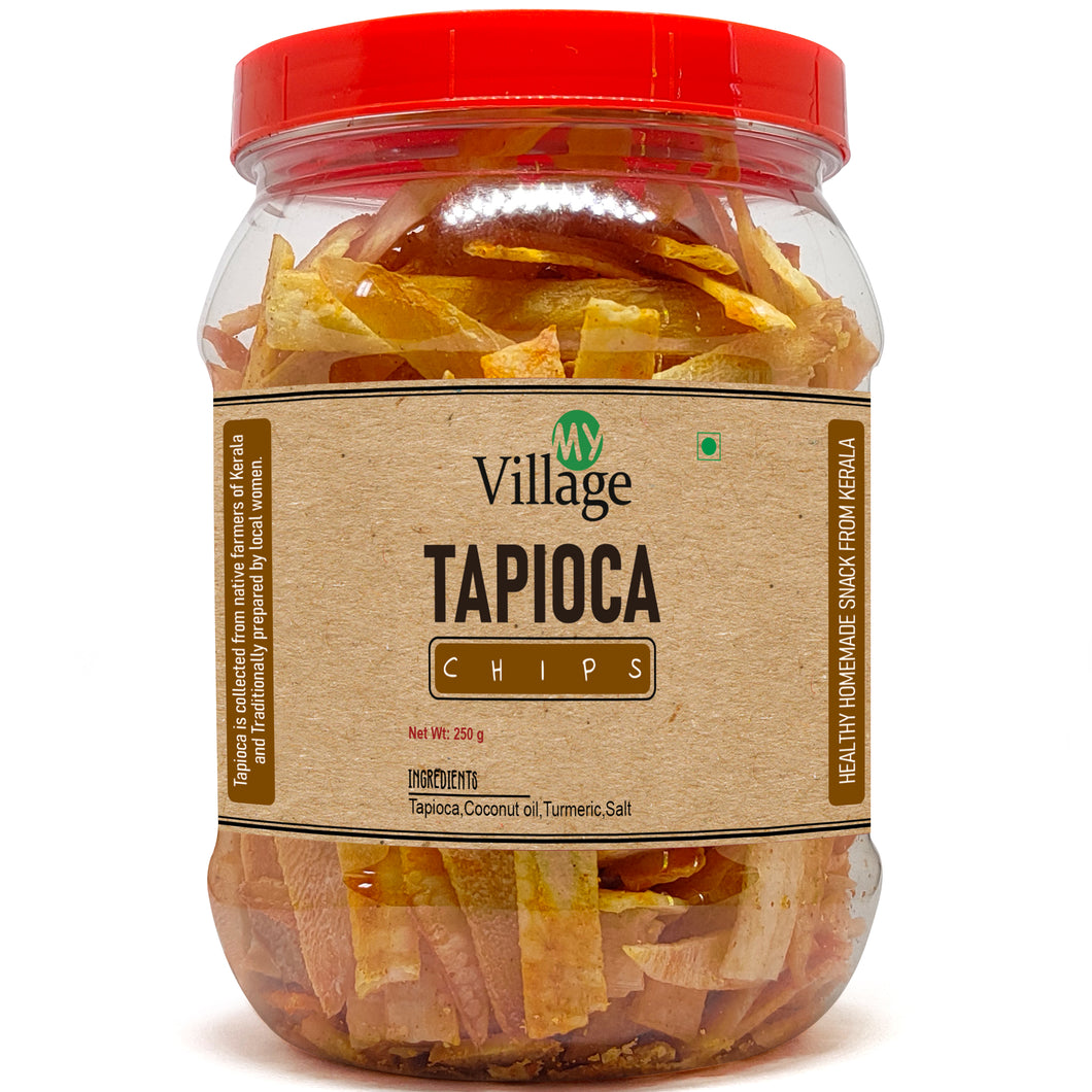 Tapioca Chips (Coconut oil fried Kerala chips), 250gm