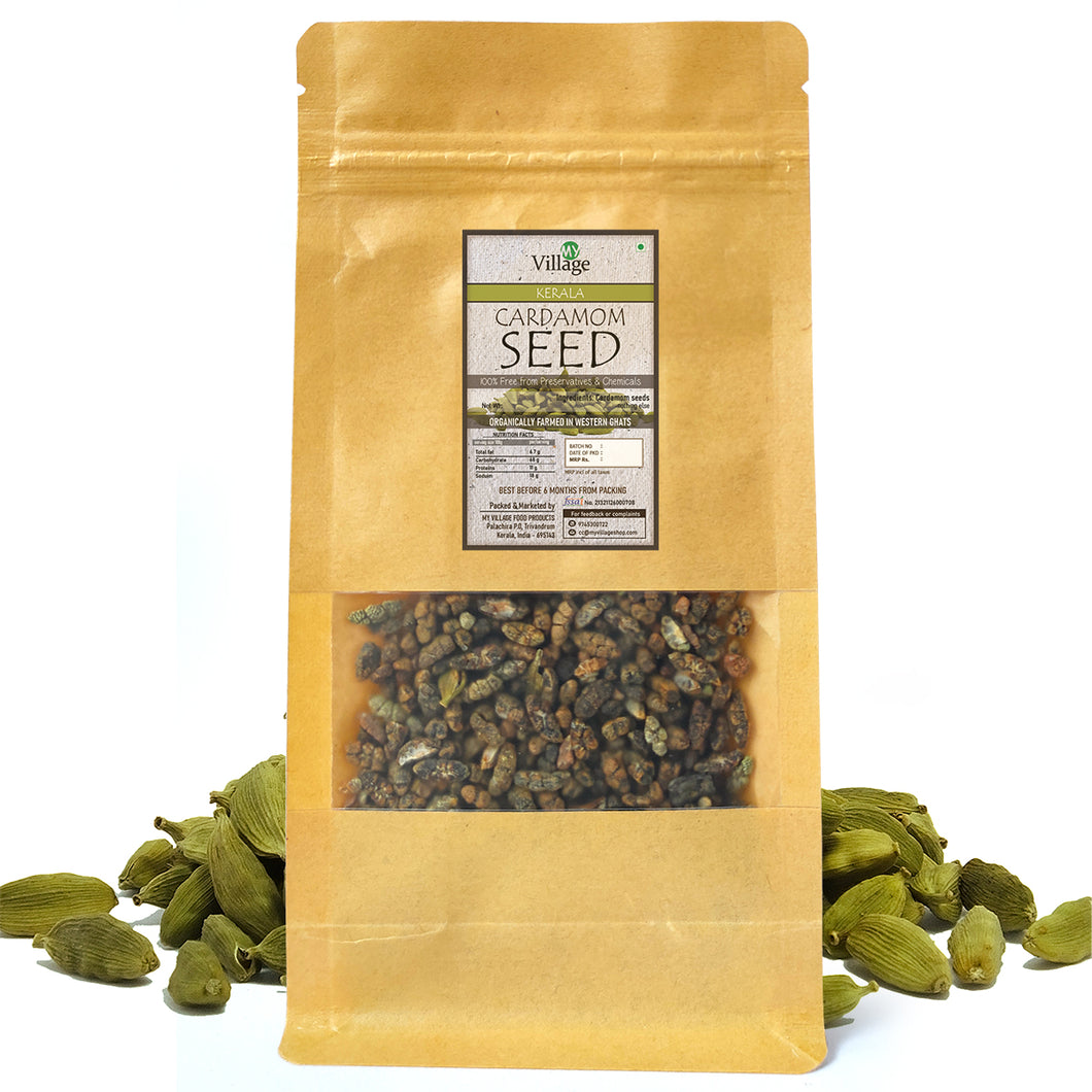 Cardamom Seeds | Organic Fully Grown Green Cardamom Seeds | Elaichi Seeds - 100g