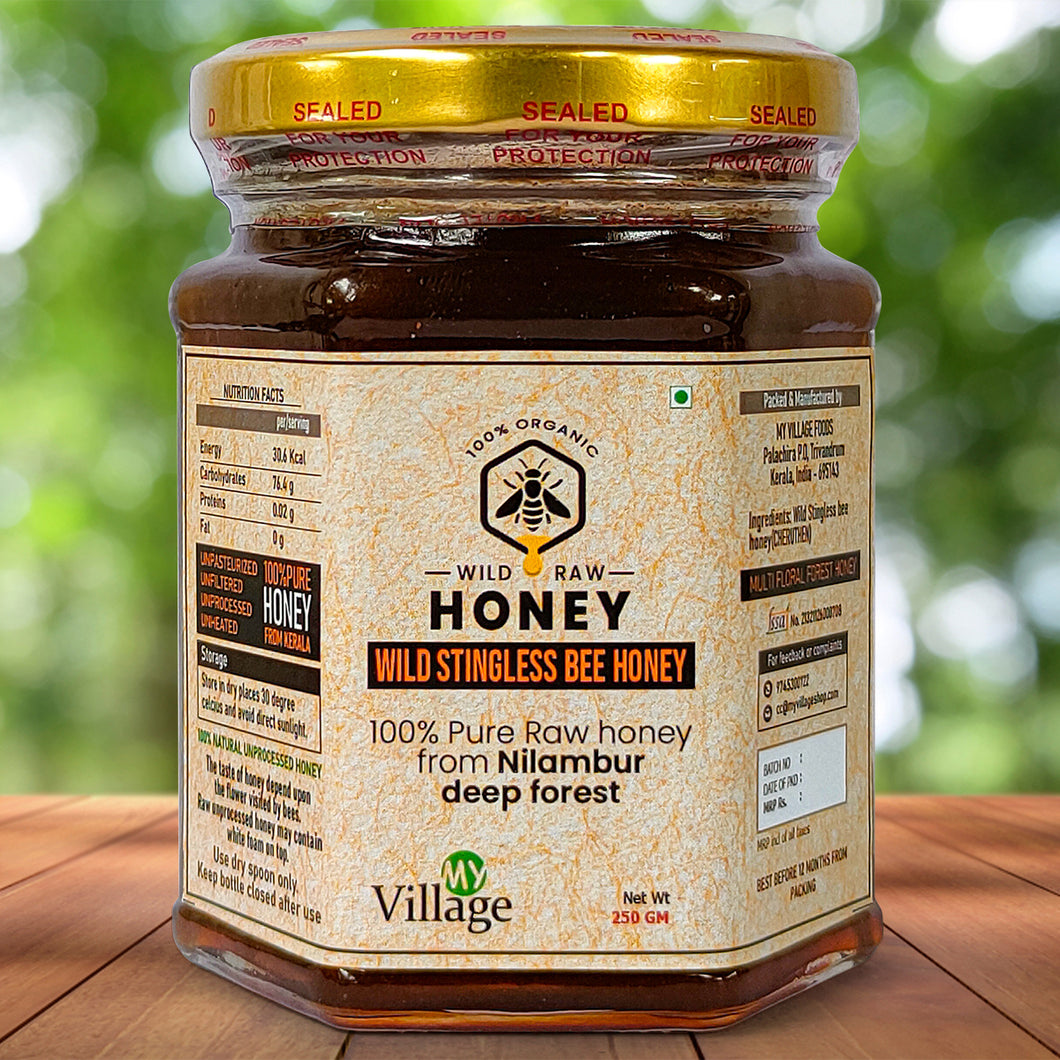 Wild Stingless Bee Honey (Cheruthen), 250g