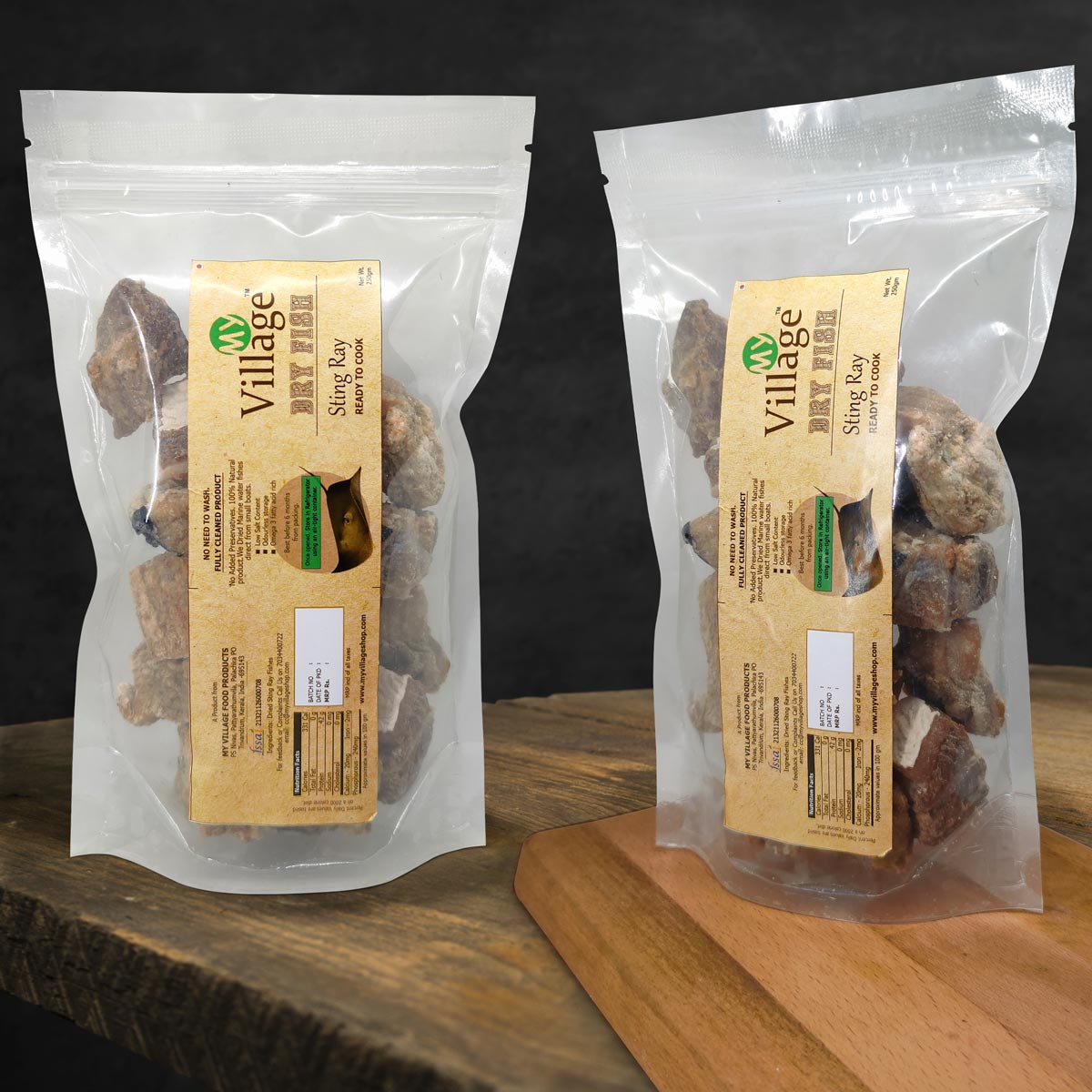 Thirandy Dry Stingray Fish (Kerala Thirandi fish), 250gm – MyVillageShop.com